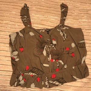 EXPRESS cropped tank top